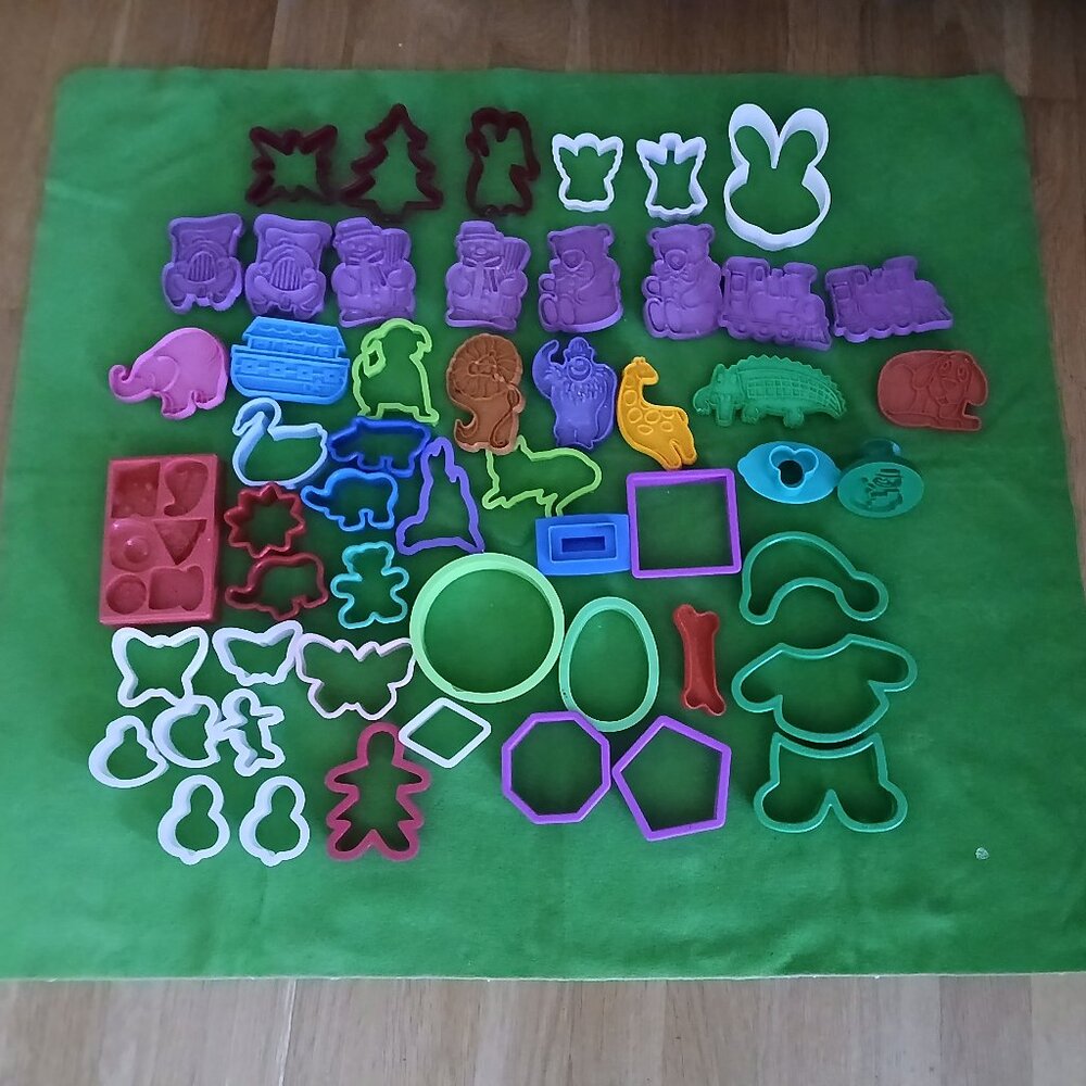 Cookie Cutters Train, Animals, Shapes, Bugs, Foods, Bunny, Christmas x 55